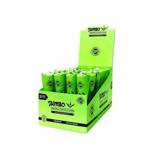 Jumbo King Sized Premium Dutch Cones Pre-Rolled  - Green - www.justgovape.co.uk