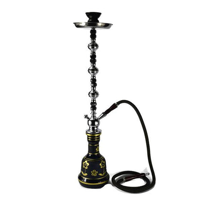 Large 1 Hose Shisha Hookah - Assorted Colours - www.justgovape.co.uk