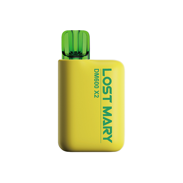 20mg Lost Mary DM600 X2 Disposable Pod Kit 1200 Puffs - Twin Pack - www.justgovape.co.uk