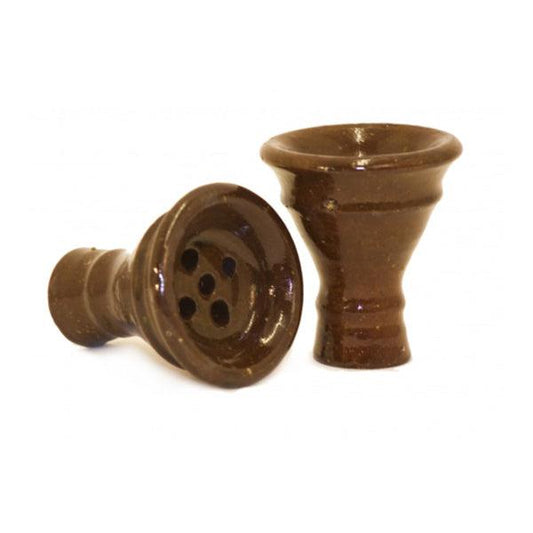 Khalil Maamoon Medium Clay Funnel Head Shisha Bowl - www.justgovape.co.uk