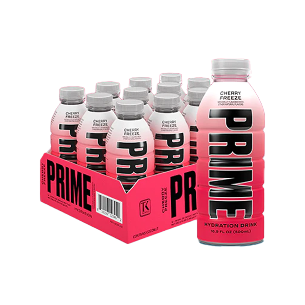 PRIME Hydration USA Cherry Freeze Sports Drink 500ml - www.justgovape.co.uk