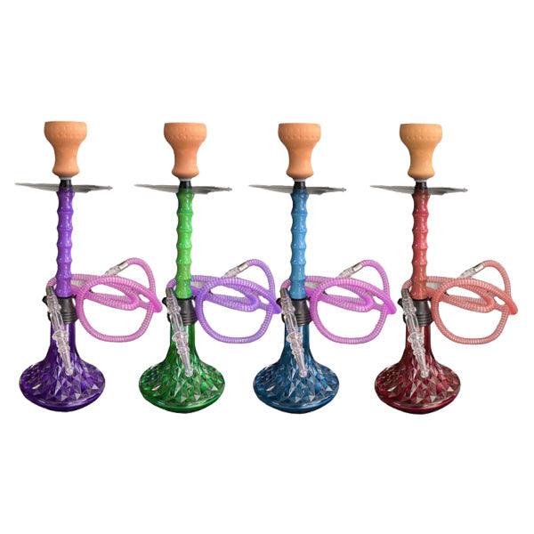 Medium Silicone Plastic Single Hose Shisha Hookah - GS0981 (#6) - www.justgovape.co.uk