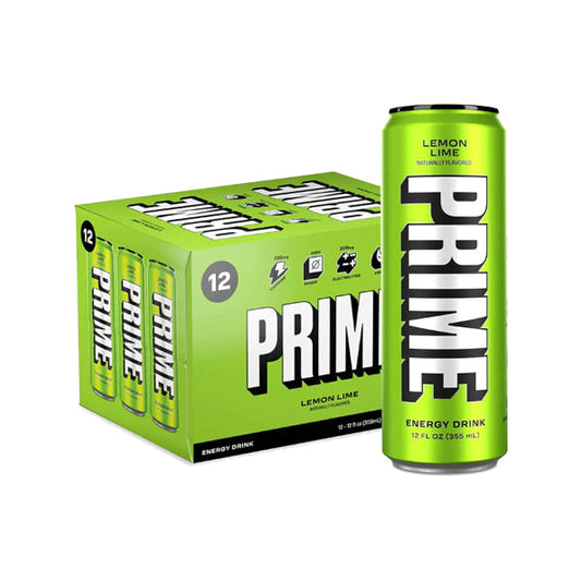 PRIME Energy USA Lemon Lime Drink Can 355ml - www.justgovape.co.uk