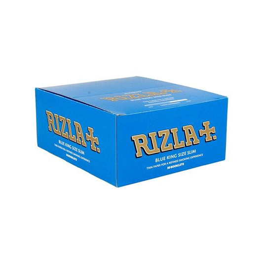 50 Blue King Size Slim Rizla Rolling Papers - www.justgovape.co.uk