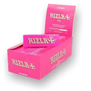 50 Pink Regular Rizla Rolling Papers - www.justgovape.co.uk