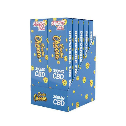 SPLYFT BAR 300mg Full Spectrum CBD Disposable Vape - 12 flavours - www.justgovape.co.uk