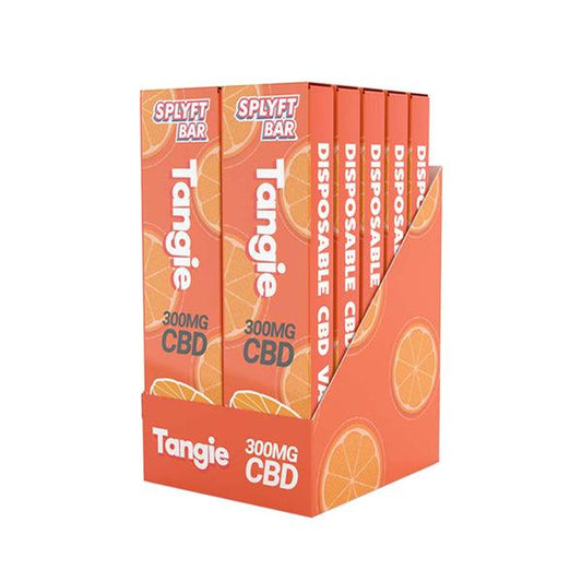 SPLYFT BAR 300mg Full Spectrum CBD Disposable Vape - 12 flavours - www.justgovape.co.uk