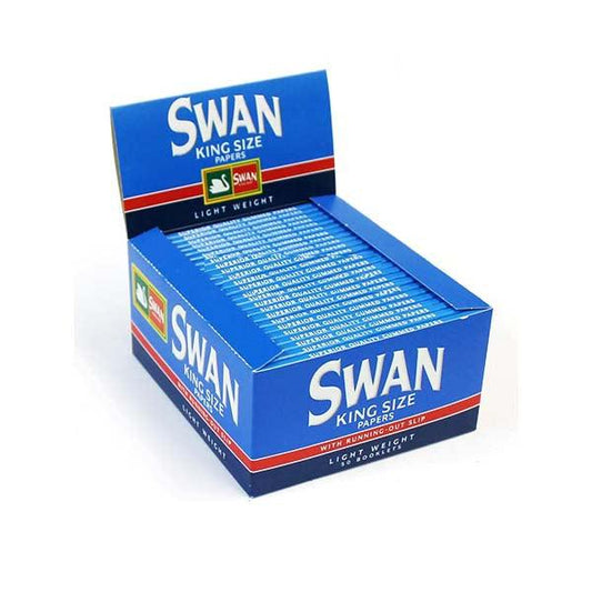 50 Swan Blue King Size Rolling Papers - www.justgovape.co.uk