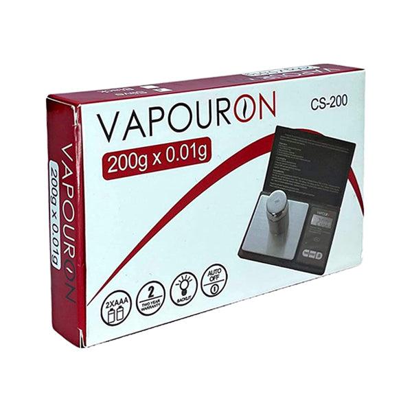 Vapouron CS Series 0.01g - 200g Digital Scale (CS-200) - www.justgovape.co.uk