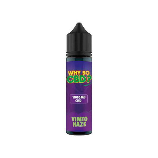 Why So CBD? 1000mg Full Spectrum CBD E-liquid 60ml - www.justgovape.co.uk