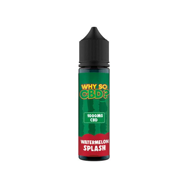 Why So CBD? 1000mg Full Spectrum CBD E-liquid 60ml - www.justgovape.co.uk