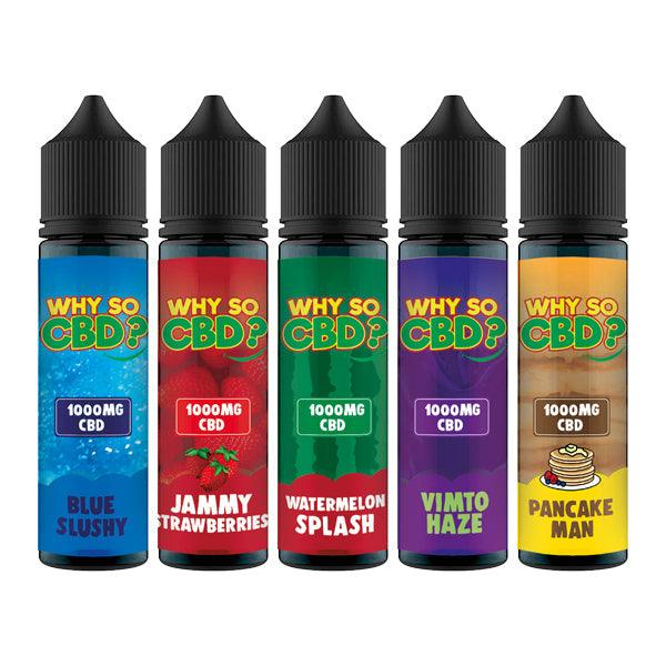 Why So CBD? 1000mg Full Spectrum CBD E-liquid 60ml - www.justgovape.co.uk