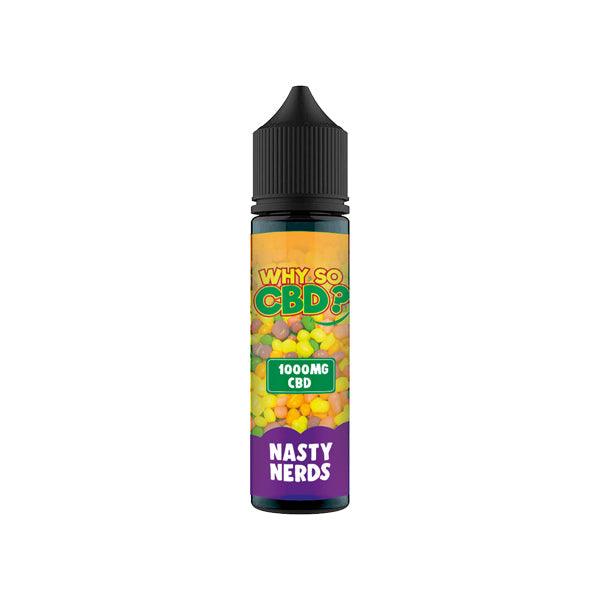 Why So CBD? 1000mg Full Spectrum CBD E-liquid 60ml - www.justgovape.co.uk