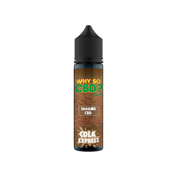 Why So CBD? 1000mg Full Spectrum CBD E-liquid 60ml - www.justgovape.co.uk