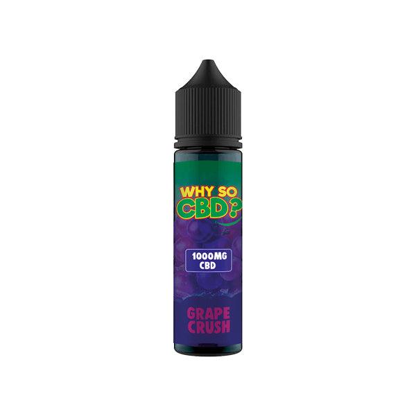 Why So CBD? 1000mg Full Spectrum CBD E-liquid 60ml - www.justgovape.co.uk