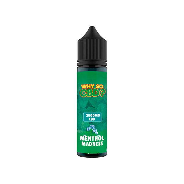 Why So CBD? 2000mg Full Spectrum CBD E-liquid 60ml - www.justgovape.co.uk