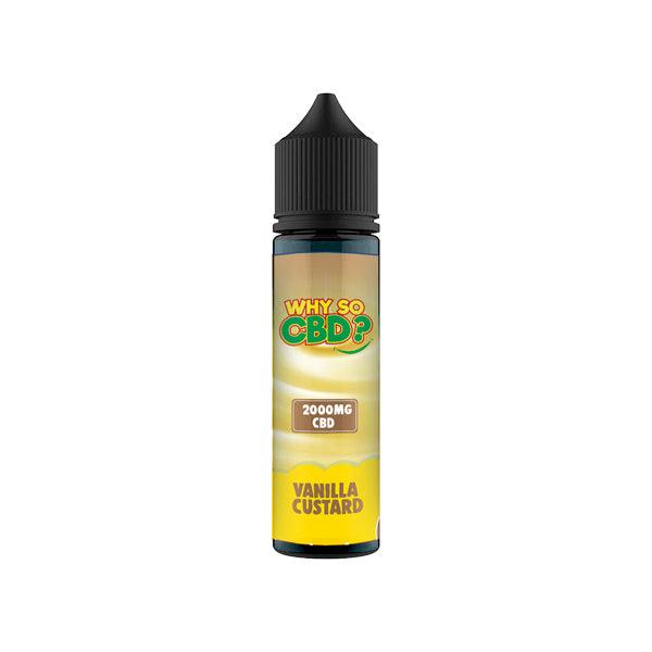 Why So CBD? 2000mg Full Spectrum CBD E-liquid 60ml - www.justgovape.co.uk