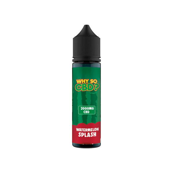 Why So CBD? 2000mg Full Spectrum CBD E-liquid 60ml - www.justgovape.co.uk