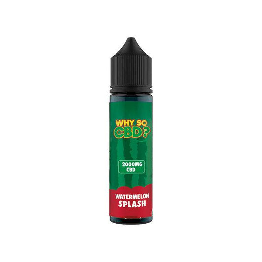 Why So CBD? 2000mg Full Spectrum CBD E-liquid 60ml - www.justgovape.co.uk