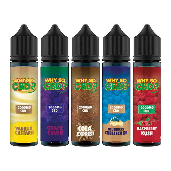 Why So CBD? 2000mg Full Spectrum CBD E-liquid 60ml - www.justgovape.co.uk