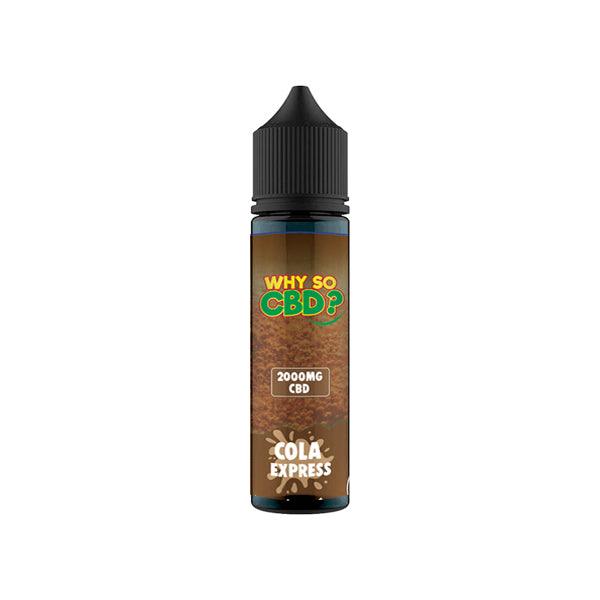 Why So CBD? 2000mg Full Spectrum CBD E-liquid 60ml - www.justgovape.co.uk