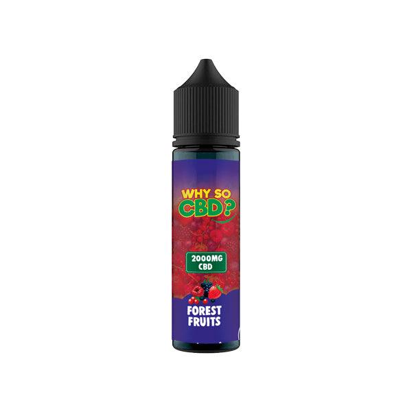 Why So CBD? 2000mg Full Spectrum CBD E-liquid 60ml - www.justgovape.co.uk