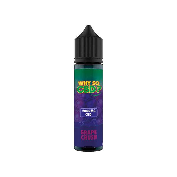 Why So CBD? 2000mg Full Spectrum CBD E-liquid 60ml - www.justgovape.co.uk