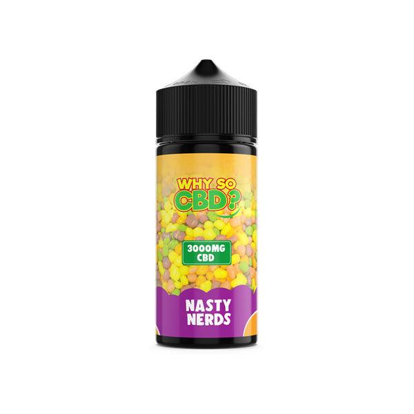 Why So CBD? 3000mg Full Spectrum CBD E-liquid 120ml - www.justgovape.co.uk