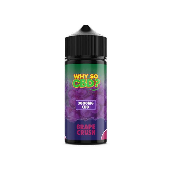 Why So CBD? 3000mg Full Spectrum CBD E-liquid 120ml - www.justgovape.co.uk