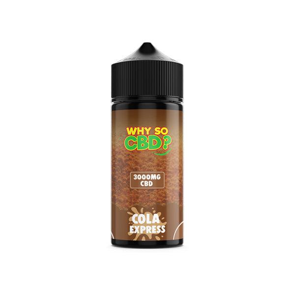 Why So CBD? 3000mg Full Spectrum CBD E-liquid 120ml - www.justgovape.co.uk