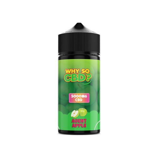 Why So CBD? 5000mg Full Spectrum CBD E-liquid 120ml - www.justgovape.co.uk