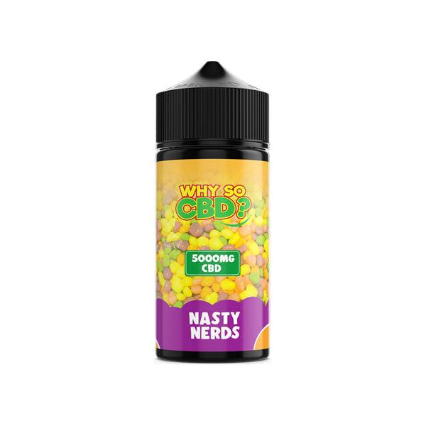 Why So CBD? 5000mg Full Spectrum CBD E-liquid 120ml - www.justgovape.co.uk