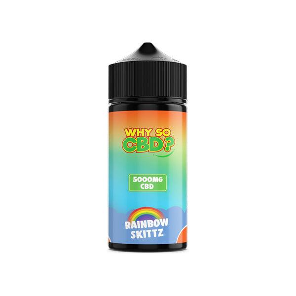 Why So CBD? 5000mg Full Spectrum CBD E-liquid 120ml - www.justgovape.co.uk