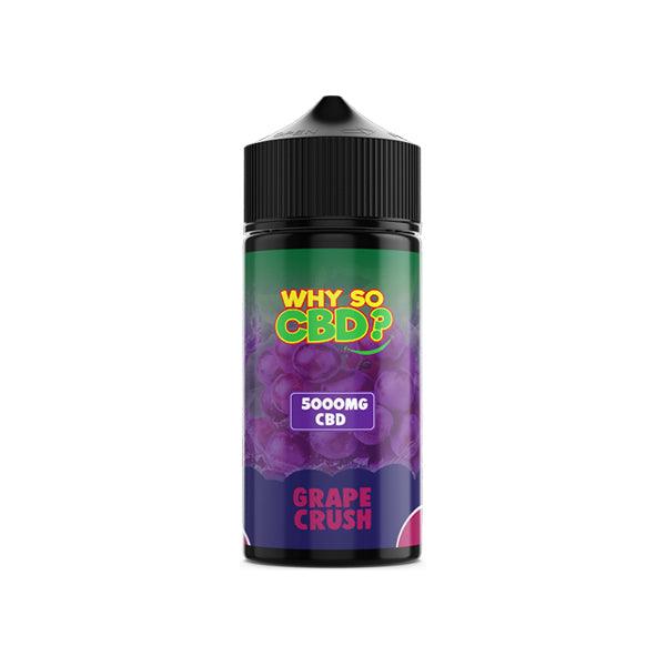 Why So CBD? 5000mg Full Spectrum CBD E-liquid 120ml - www.justgovape.co.uk