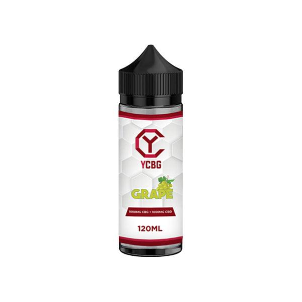 yCBG 1000mg CBD + 1000mg CBG E-liquid 120ml (BUY 1 GET 1 FREE) - www.justgovape.co.uk