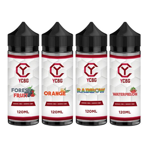 yCBG 500mg CBD + 500mg CBG E-liquid 120ml (BUY 1 GET 1 FREE) - www.justgovape.co.uk