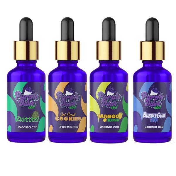 Purple Dank CBD Flavoured CBD Oil 2400mg CBD Oil 30ml (BUY 1 GET 1 FREE) - www.justgovape.co.uk