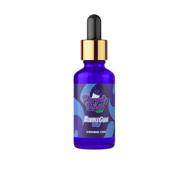 Purple Dank CBD Flavoured CBD Oil 2400mg CBD Oil 30ml (BUY 1 GET 1 FREE) - www.justgovape.co.uk