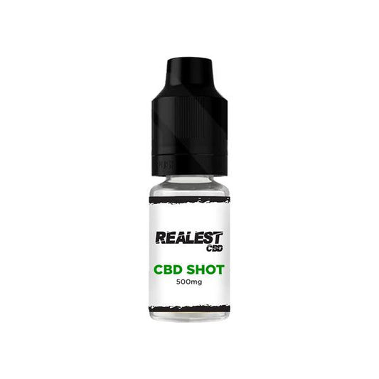 Realest CBD 500mg CBD E-Liquid Booster Shot 10ml (BUY 1 GET 1 FREE) - www.justgovape.co.uk