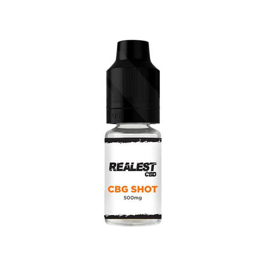 Realest CBD 500mg CBG E-Liquid Booster Shot 10ml (BUY 1 GET 1 FREE) - www.justgovape.co.uk