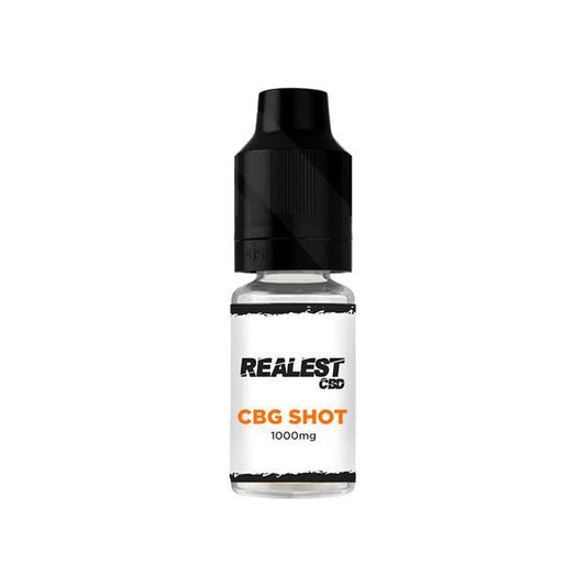 Realest CBD 1000mg CBG E-Liquid Booster Shot 10ml (BUY 1 GET 1 FREE) - www.justgovape.co.uk