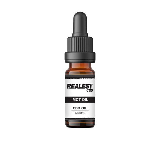 Realest CBD 1200mg CBD 10ml MCT Oil (BUY 1 GET 1 FREE) - www.justgovape.co.uk