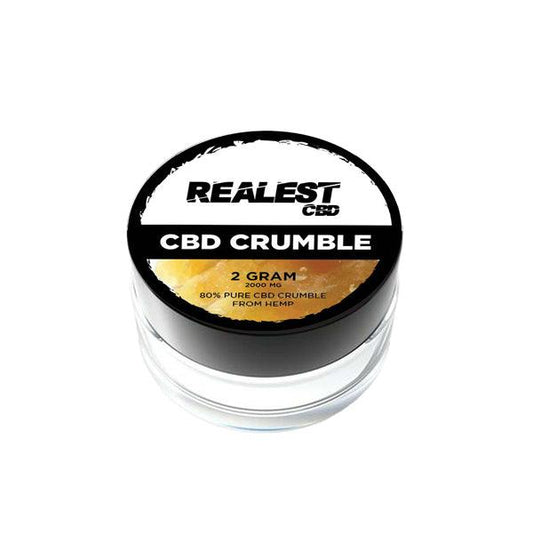 Realest CBD 2000mg CBD Crumble (BUY 1 GET 1 FREE) - www.justgovape.co.uk