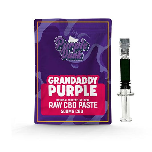 Purple Dank 1000mg CBD Raw Paste with Natural Terpenes - Grandaddy Purple (BUY 1 GET 1 FREE) - www.justgovape.co.uk