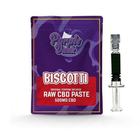 Purple Dank 1000mg CBD Raw Paste with Natural Terpenes - Biscotti (BUY 1 GET 1 FREE) - www.justgovape.co.uk