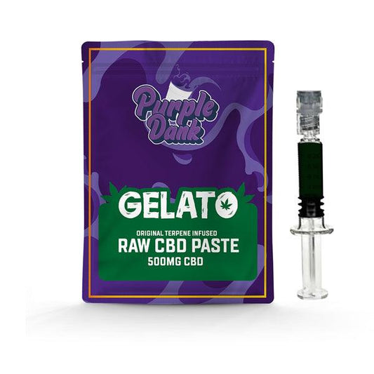 Purple Dank 1000mg CBD Raw Paste with Natural Terpenes - Gelato (BUY 1 GET 1 FREE) - www.justgovape.co.uk