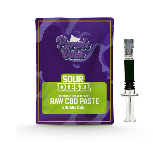 Purple Dank 1000mg CBD Raw Paste with Natural Terpenes - Sour Diesel (BUY 1 GET 1 FREE) - www.justgovape.co.uk