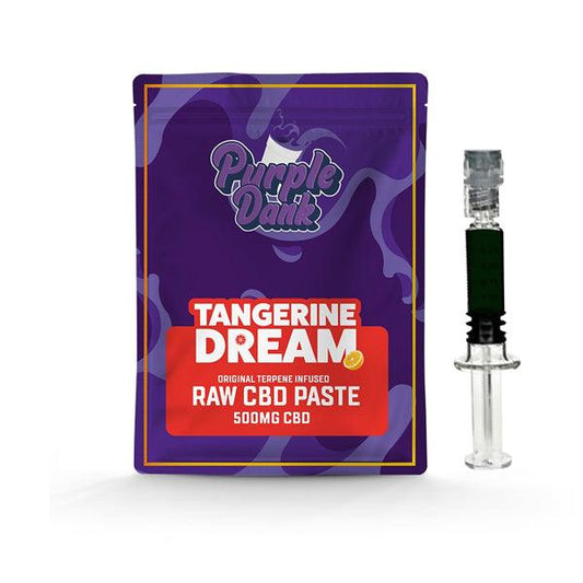 Purple Dank 1000mg CBD Raw Paste with Natural Terpenes - Tangerine Dream (BUY 1 GET 1 FREE) - www.justgovape.co.uk