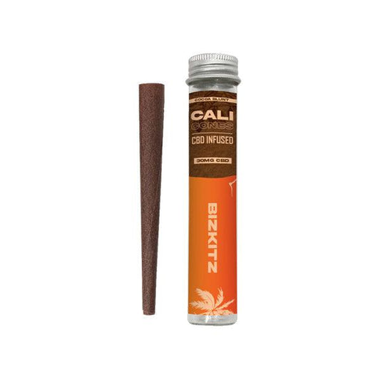 CALI CONES Cocoa 30mg Full Spectrum CBD Infused Cone - Bizkitz - www.justgovape.co.uk