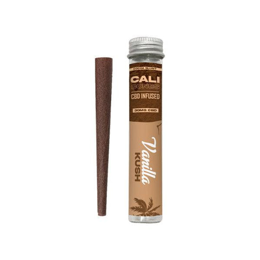 CALI CONES Cocoa 30mg Full Spectrum CBD Infused Cone - Vanilla Kush - www.justgovape.co.uk